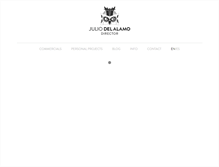 Tablet Screenshot of juliodelalamo.com